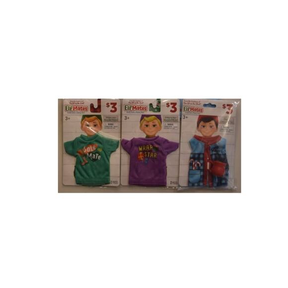 NEW Elf On The Shelf Elf Mates with Book & Shirt Clothing Outfit - Picture 2 of 2